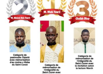 Concours international de récital de Coran au Maroc : Le Sénégal rafle les 1ère, 2ème et 3ème places