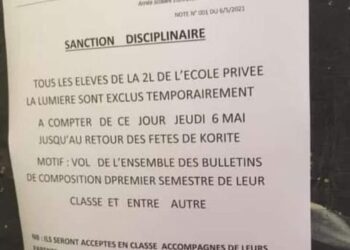 Scandale à Kaolack : Les élèves d’une classe de 2nde volent les bulletins du premier semestre