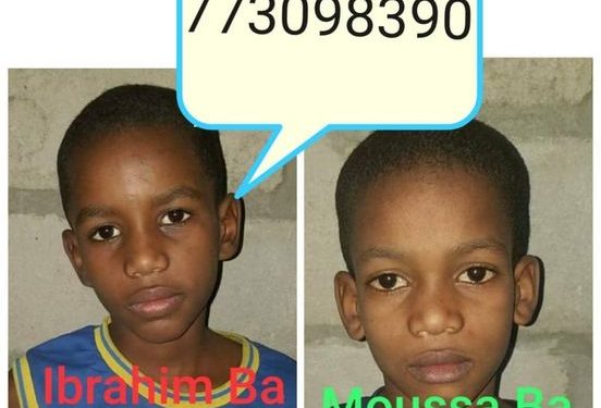 Kaolack : Deux frères portés disparus depuis deux semaines