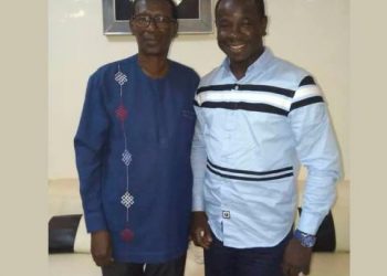 Birame Soulèye Diop chez le Pr Mary Teuw Niane