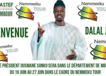 Ousmane Sonko en tournée à Mbour du 19 au 27 Juin 2021