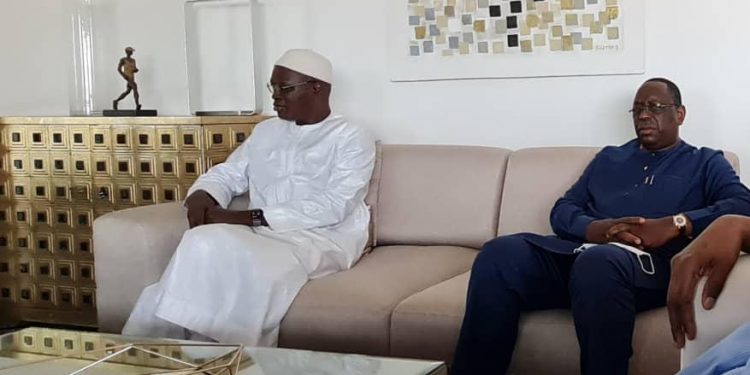 Condoléances : Le Président Macky Sall chez Khalifa Sall