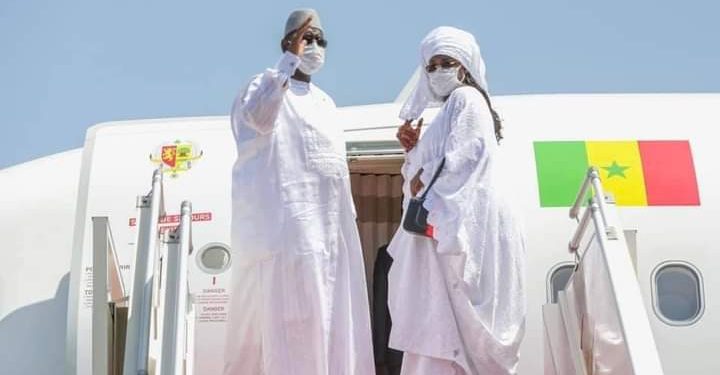 Voyage en Mauritanie : Macky Sall a « inauguré » le nouvel avion de commandement