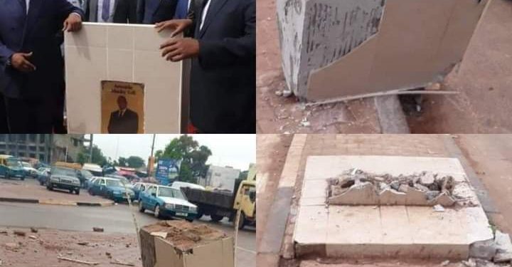 Guinée-Bissau : La stèle de l’avenue Macky Sall détruite