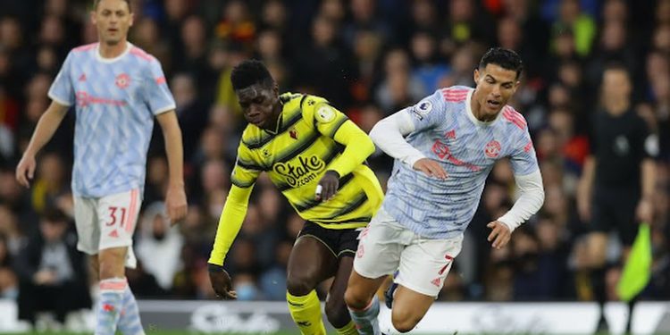 Premier league : Ismaila Sarr buteur, Watfort corrige Man United (4-1)