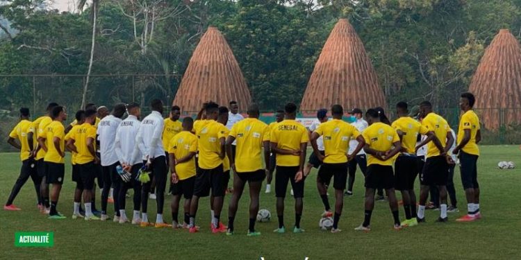 Can 2021: Les lions au complet à la séance de ce dimanche
