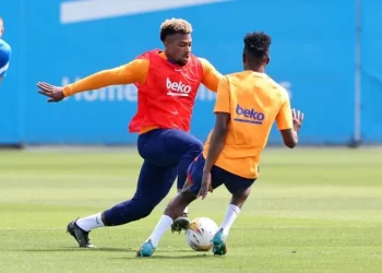 FC Barcelone : Moussa Ndiaye s’est entraîné avec l’équipe première de Xavi