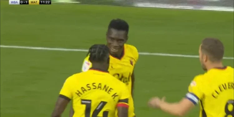 Watford : Le joli but d’Ismaïla Sarr face à West Brom (vidéo)