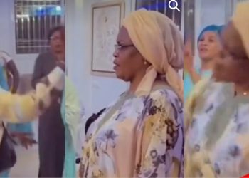 Sénégal : Marieme Faye Sall se lâche au rythme des « Tassous » de Ousmane Bongo