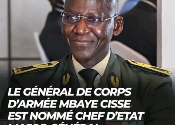 Le Général de Corps d’Armée Mbaye Cissé nommé Chef d’Etat Major Général des Armées