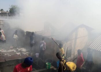 Le marché Saint-Maur de Boucotte ravagé par un incendie destructeur !