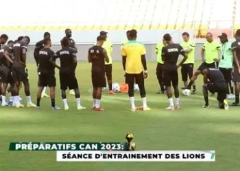 Préparatifs CAN 2023 : 18 lions présents au 4e galop d’entrainement à Diamniadio