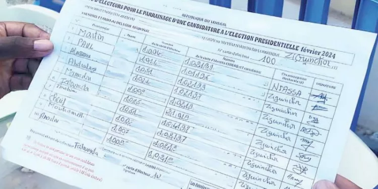 Présidentielle 2024 / Parrainage : L’examen des candidatures révèle des disparités surprenantes dans les validations