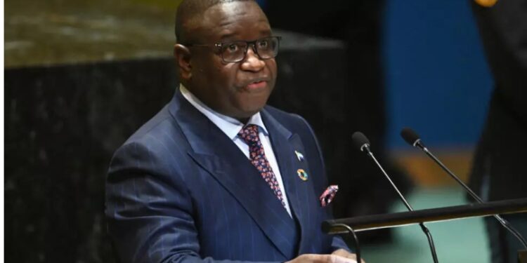 Julius Maada Bio, président de la Sierra Leone, élu président de la Cédéao